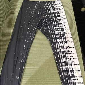 Fila Black and White Sport Leggings yoga pants